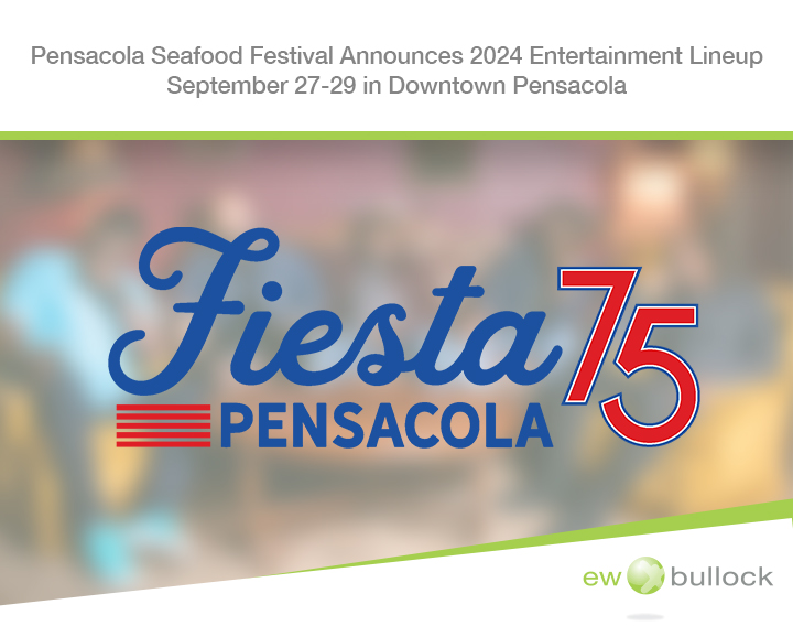 Pensacola Seafood Festival Announces 2024 Entertainment Lineup EW Bullock