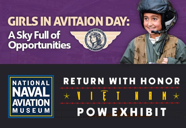 NNAM POW exhibit and Girls in Aviation