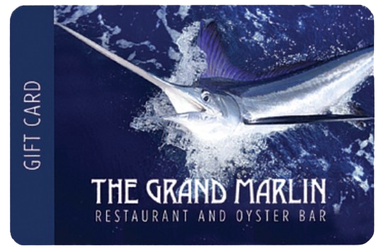 Grand Marlin gift card for the holidays